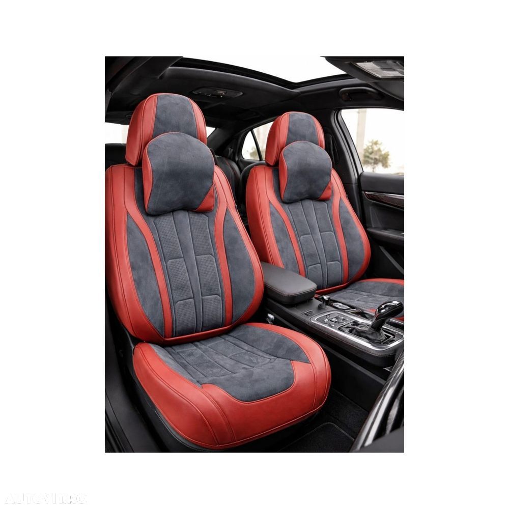 Huse scaune auto universale fractionate 9D PREMIUM FATA SI SPATE - 4
