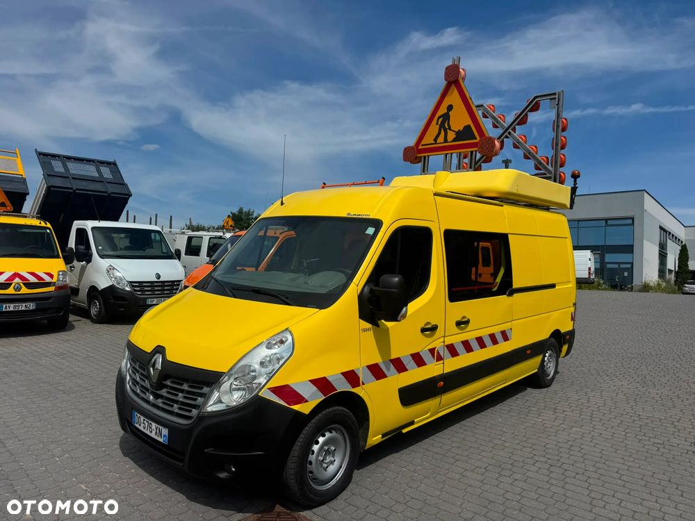 Renault Master 2015r. L3H2 Koguty Tablica LED 2 x Drzwi Przesuwne Obsługa Autostrady Roboty Drogowe - 1