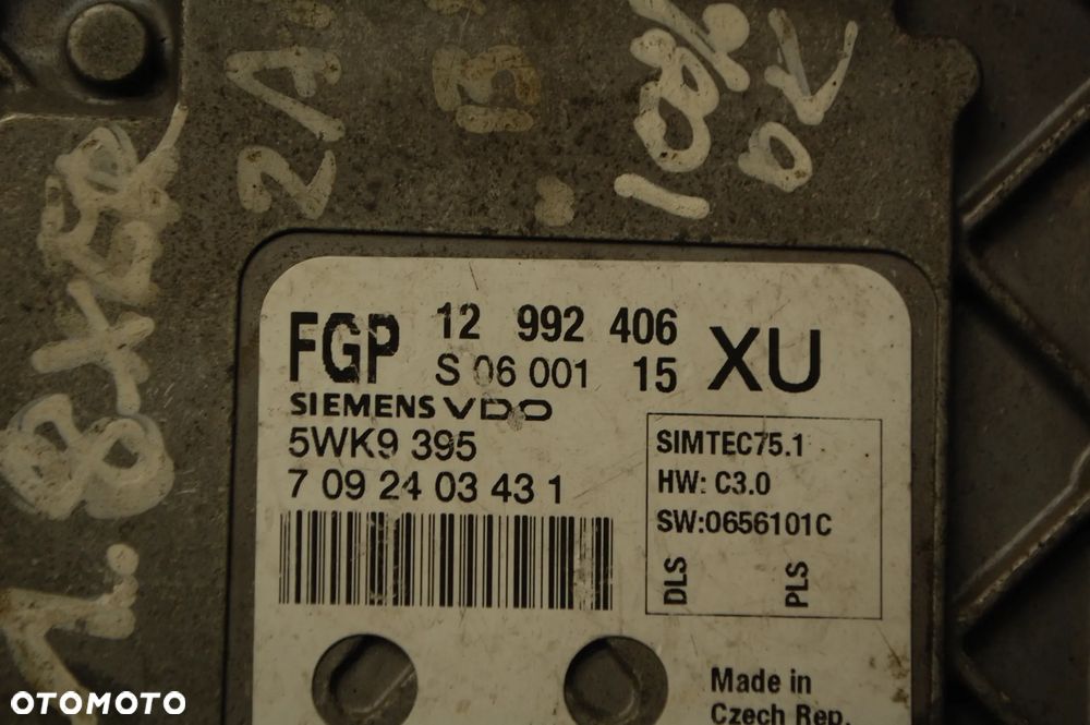 STEROWNIK SILNIKA 12992406 OPEL ASTRA III H 1.8 ZAFIRA B - 6