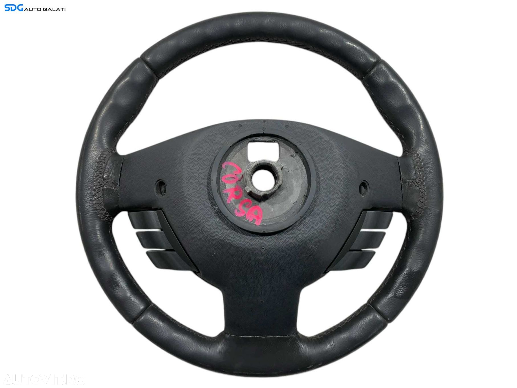 Volan 3 Spite Piele cu Comenzi Opel Corsa C 2000 - 2006 [LR0479] - 7