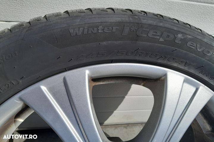 Jante aliaj cu anvelope 18 - set 245/50 R18 BMW Seria 5 F11  [din 200 - 2