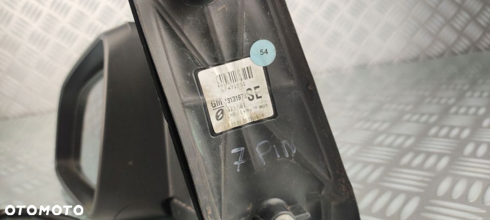 lusterko lewe zewnętrzne elektryczne 7 PIN OPEL ZAFIRA B II 2 05- EUROPA - 8