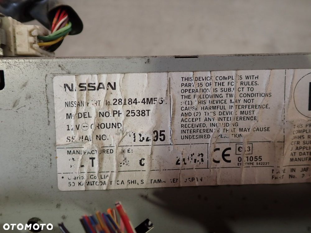 PANEL STEROWANIA NAWIEWU KLIMATYZACJI NISSAN X-TRAIL I   27500-8H301    28184-4M566 - 9