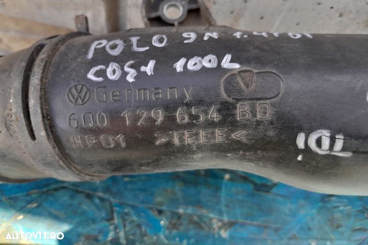 Furtun intercooler 6Q0129654BD 6Q0129654BD Volkswagen VW Polo 4 9N [2 - 3