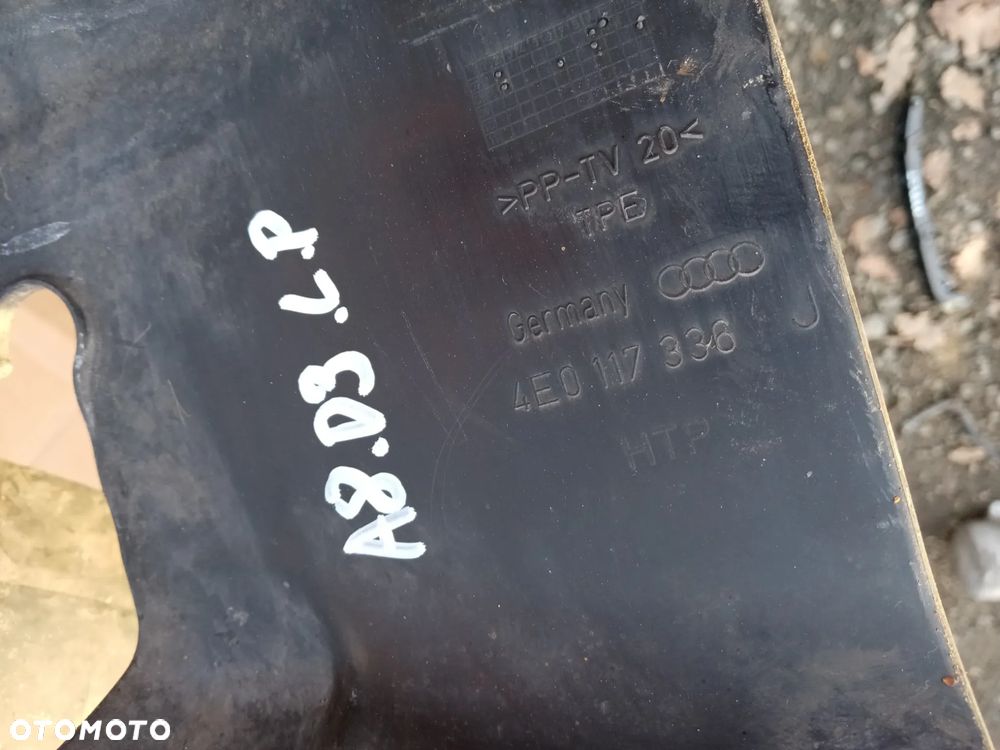 Kierownica powietrza prawa Audi A8 D3 Lift 4E0117336J - 5