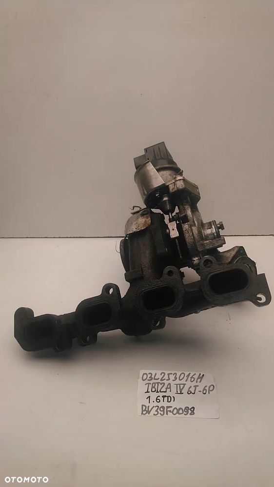 TURBOSPRĘŻARKA 1.6 TDI 90KM 105KM CAYA CAYB CAYC CLNA POLO 03L253056D - 10