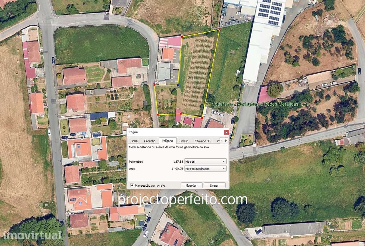 Lote de Terreno  Venda em São Félix da Marinha,Vila Nova de Gaia - Grande imagem: 3/4