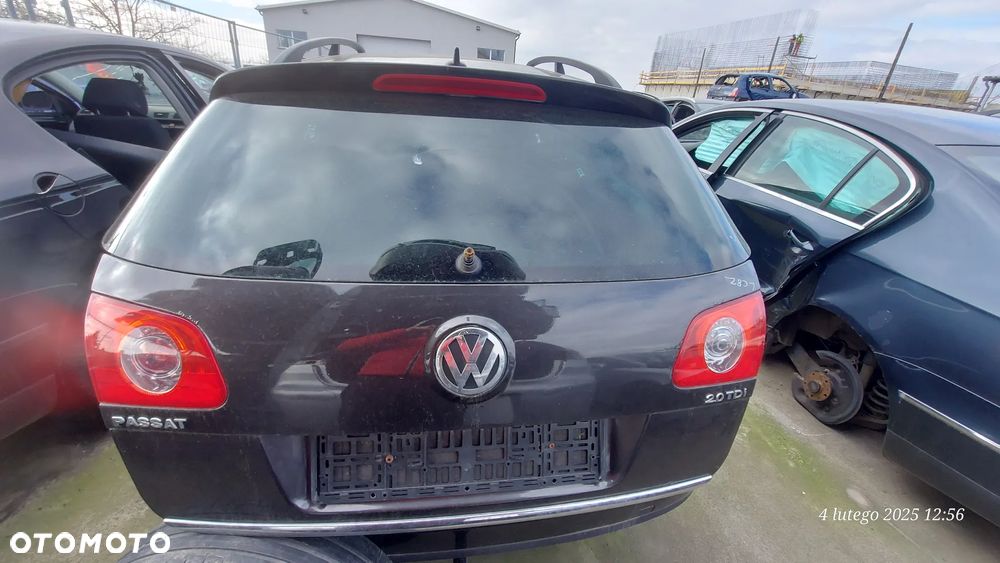 VW Passat b6 klapa tył kombi lakier LC9Z  czarny - 1