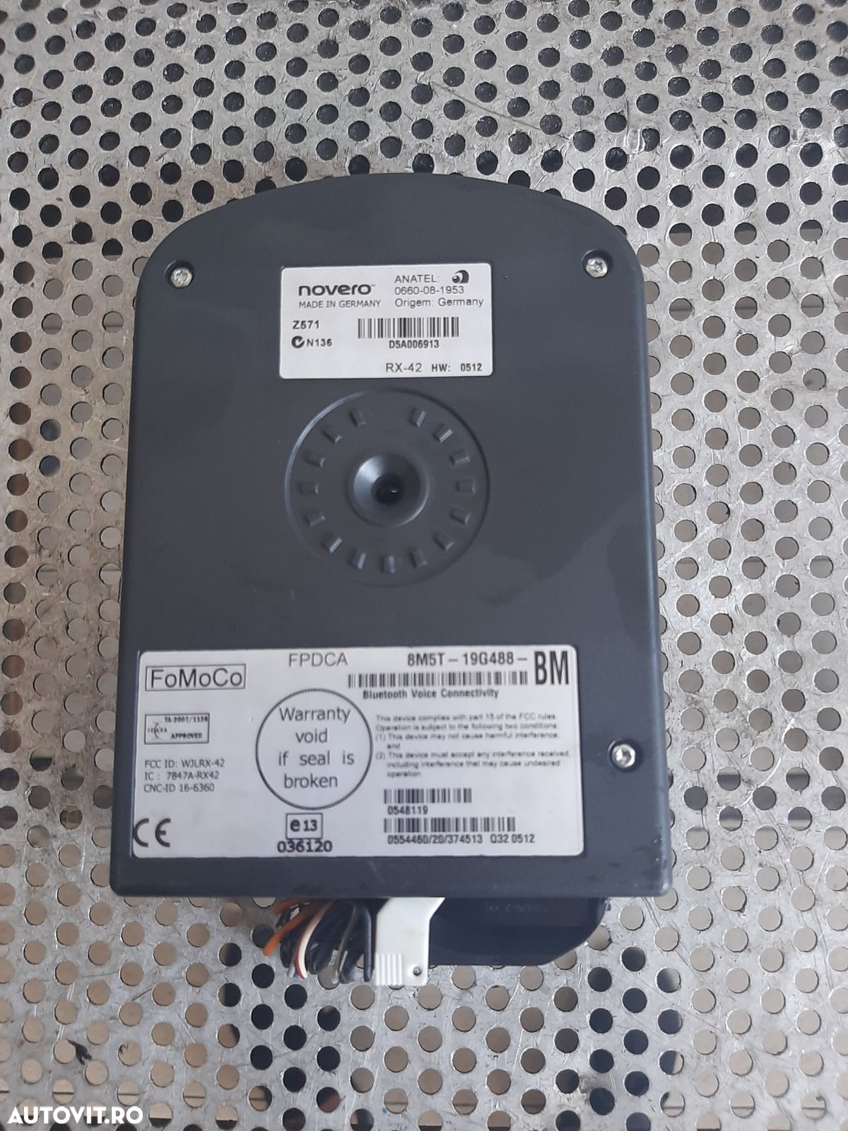 Interfata Modul Bluetooth Ford Focus 2 Facelift C Max Mondeo Fiesta VI Etc. Cod 8M5T-19G488-BM Dezmembrez Ford Focus 2 Facelift 1.6 Tdci Euro 5 Motor GPDA An 2008-2011 Volan Stanga - 1