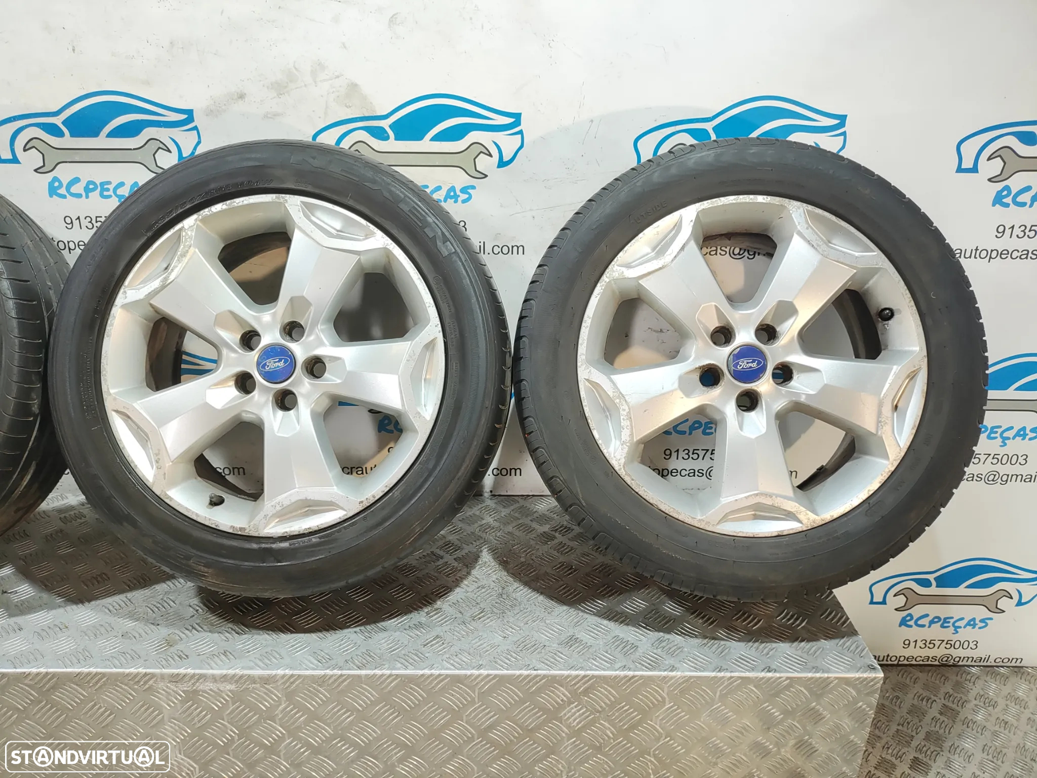 Conjunto Jantes 18 Originais Ford Kuga 1 Mk1 7,5J ET52,5 5x108 - 5