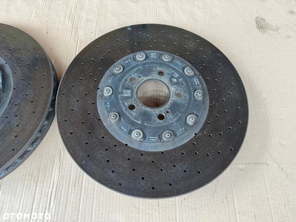 Klocki tarcze hamulcowe Tarcza hamulcowa ceramiczna przód przednia Audi RS6 RS7 RS-6 RS-7 C7 4G0615301AJ 4G0615302Q 4H0698151P Ceramic brake disc front Audi RS6 RS7 2013 2014 2015 2016 2017 2018 - 5