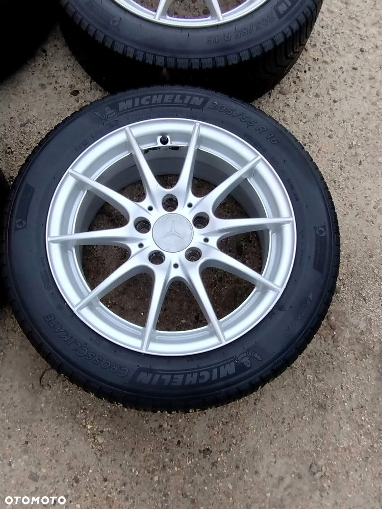 5x112 Felgi Aluminiowe Alufelgi 16 Mercedes Koła Całoroczne Wielosezonowe A klasa W176 W169 B W246 W245 CLA W117 A117 C W204 Legnica ALU-RAD 205/55 5mm - 4
