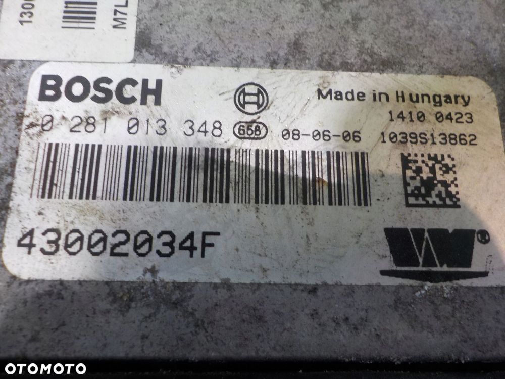 LDV MAXUS 2.5 CRD 09r sterownik komputer silnika 43002034F 0281013348 - 4