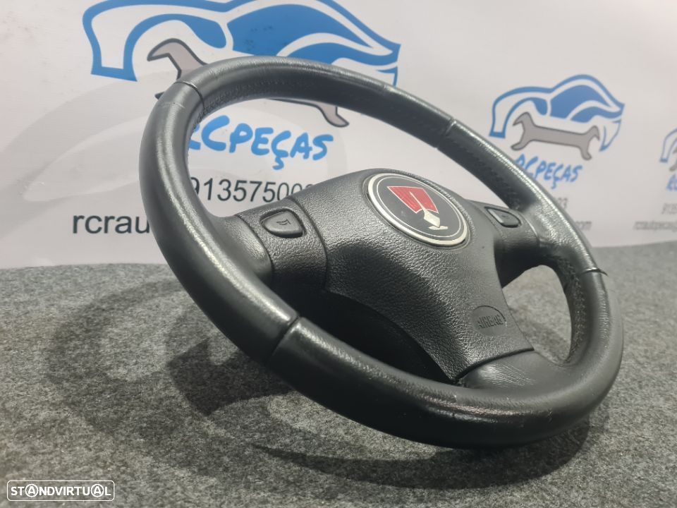 VOLANTE GUIADOR COMPLETO ROVER MG 45 CTD0263XXX 25 414 200 PELE AIRBAG - 3