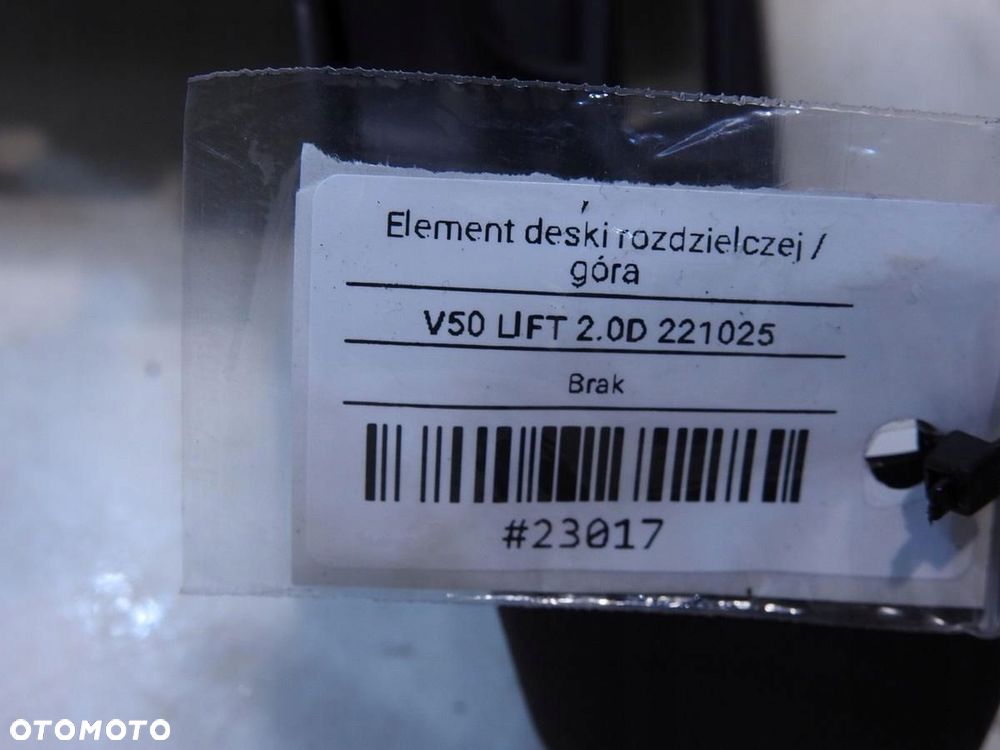 PODSZYBIE WEWNĘTRZNE VOLVO V50 LIFT 8687443 - 8