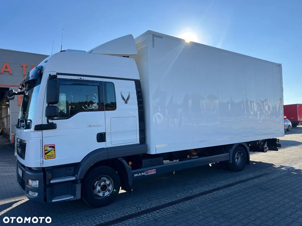 MAN TGL 8.250 XXL KONTENER+WINDA 2xŁÓŻKO WEBASTO BLOKADA MOSTU NAVI KLIMA POSTOJOWA LODÓWKA - 2