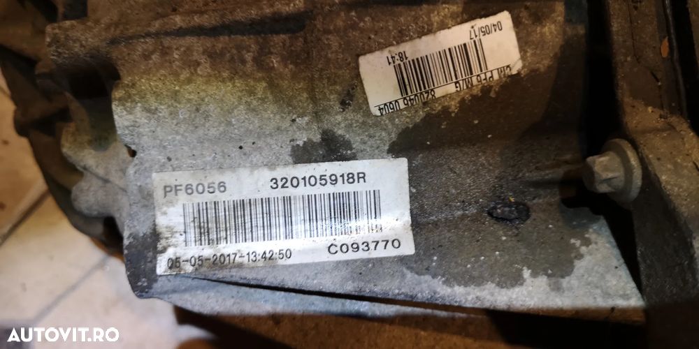 Cutie viteze Master 3 2.3 PF6056, 320105918R euro 5 sau 6 - 2