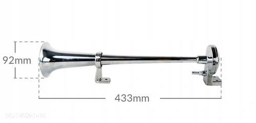 SYGNAŁ KLAKSON FANFARA TIR KOMPRESOR 150dB 12V - 7