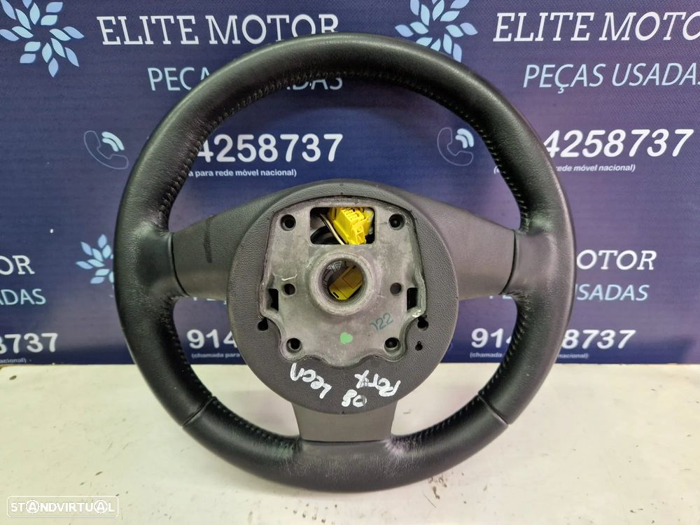 Volante usado pele com airbag SEAT LEON 1P multifunções ALTEA - 5