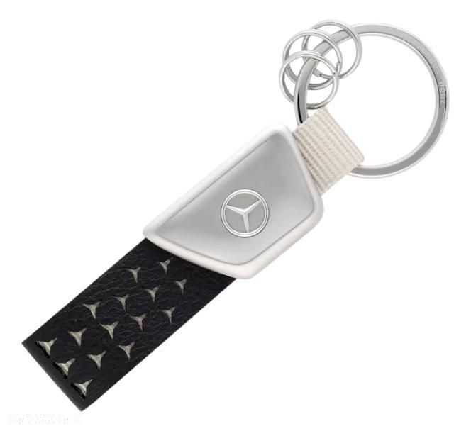 MERCEDES-BENZ brelok breloczek do kluczy wloska skora weganska OE - 1