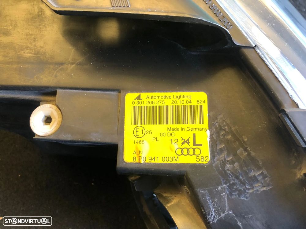 AUDI A3 8P FAROL XENON ESQUERDO - FF629 - 8