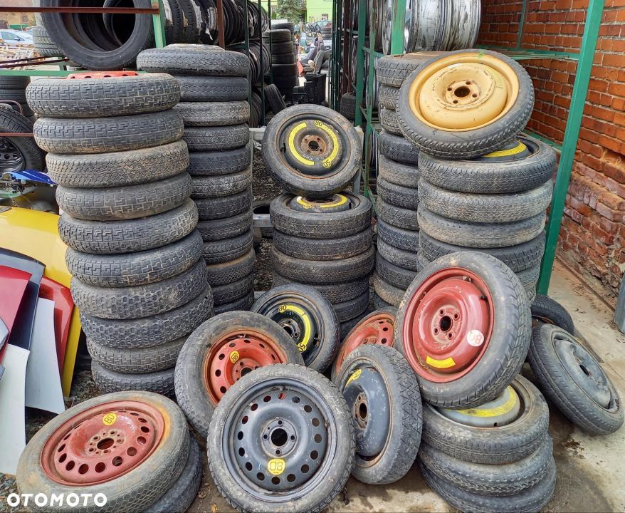 Koło dojazdowe koła dojazdowki felga plus opona waska R14 VW Seat 4x100 Honda - 1