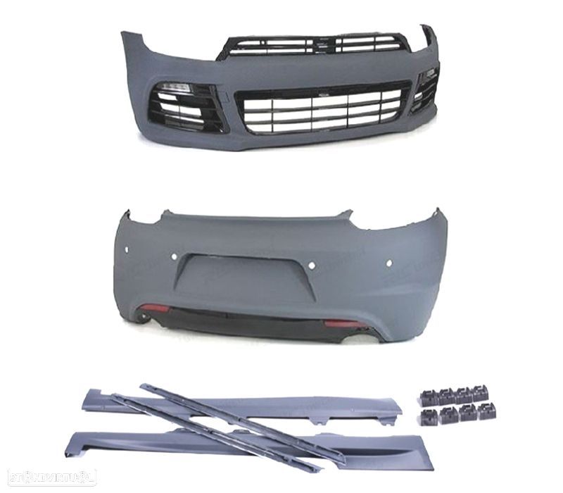 KIT CARROÇARIA VOLKSWAGEN VW SCIROCCO 08-14 LOOK R - 5