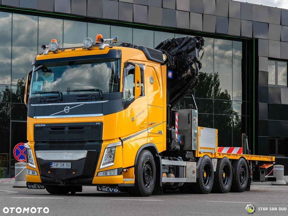 Volvo FH 540 8x4 HMF 6020 Fly Jib  Wciągarka Ciągnik - 10