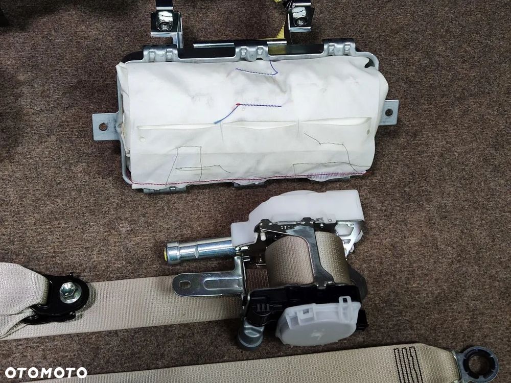 TOYOTA HIGHLANDER USA 20-24r Poduszki Powietrzne AirBag Deska Pasy - 10