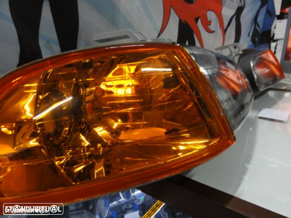 Farois frontais com luz branca 5000k Honda civic 92-95 JDM+piscas frontais eurolook 2, 3 portas  EG3 EG4 EG5 EG6 EJ1 EJ2 - 15