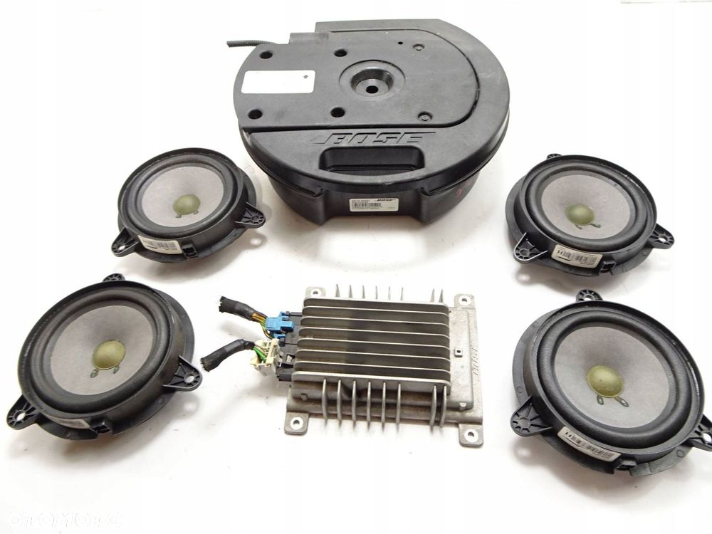 subwoofer głośniki wzmacniacz kpl. nissan qashqai j10 lift 10-13 r. - 1