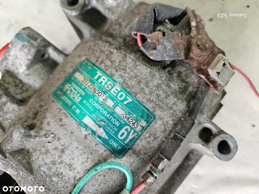 Sprężarka kompresor klimatyzacji Honda City V 1,4 iVTEC 2008-2013r TRSE07 34243 6Y - 2