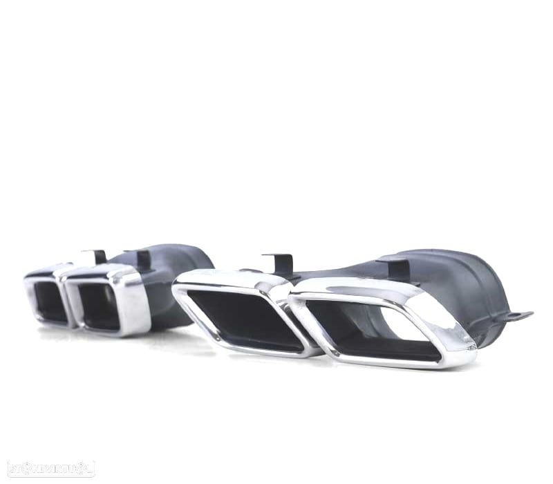 PONTEIRAS DE ESCAPE LOOK AMG C63 MERCEDES W205 14- LOOK AMG - 4