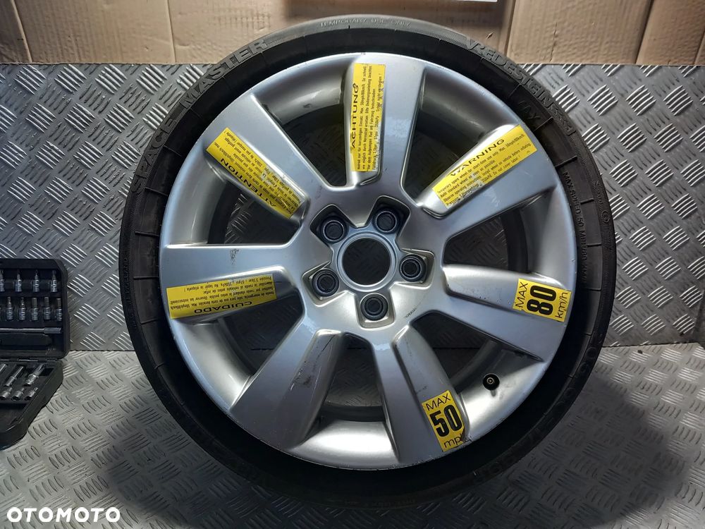 AUDI A6 C6 ALLROAD KOŁO DOJAZDOWE ZAPASOWE 205/60-17 5X112 - 1