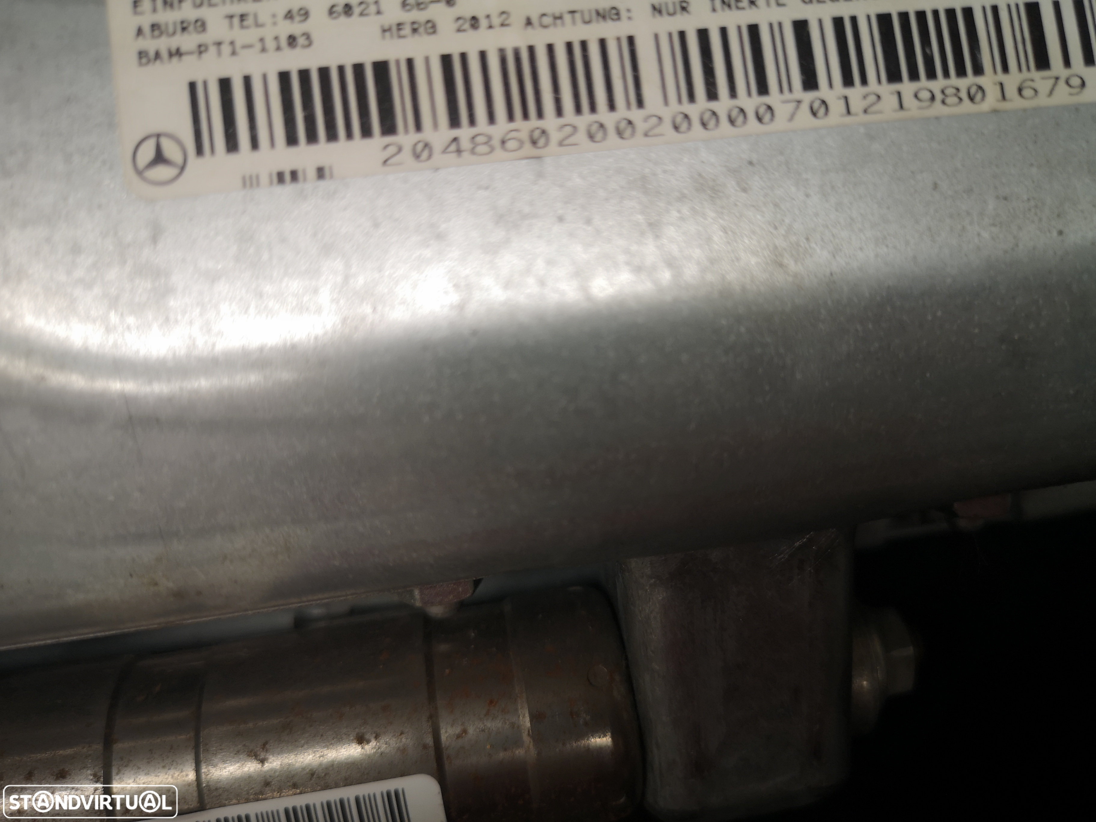 Airbag de joelhos Mercedes Class C w204 2008+ - 3