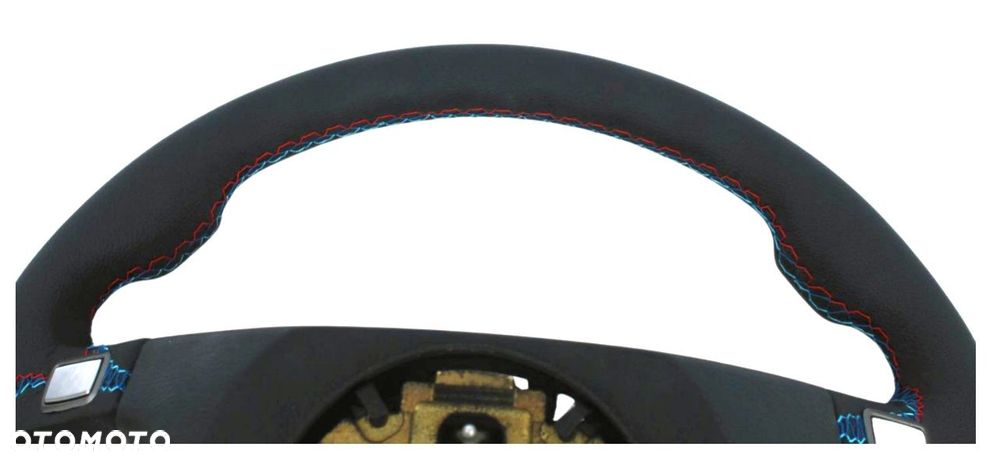 KIEROWNICA BMW SERIA 7 E65 E66 PRZEDLIFT LIFT NOWA SKÓRA OBSZYTA - 8