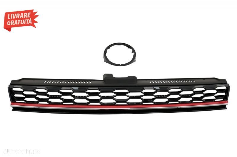 Grila Centrala cu RHD Faruri LED Semnal Dinamic VW Golf 7.5 VII Facelift (2017+) G- livrare gratuita - 5