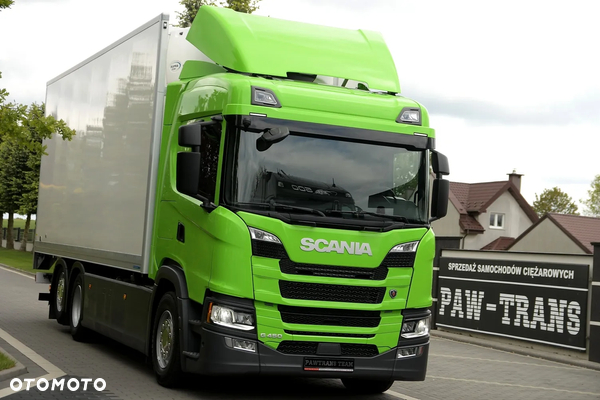 Scania G450///* 2019///* EURO6///* CHŁODNIA///* CARRIER///* MULTITEMPERATURA///* WINDA///* BAR///* WAGA///* KAMERY///* OŚ SKRĘTNA///* FULL LED///* ZABUDOWY MIĘDZYOSIOWE///* STAN BARDZO DOBRY