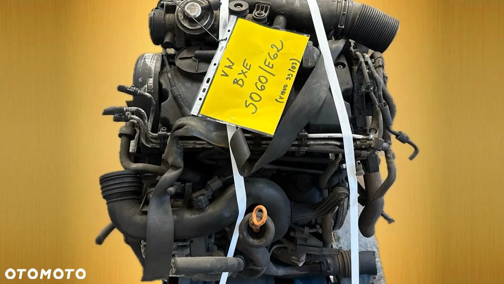 Volkswagen BXE 1.9 diesel silnik kompletny z pełnym osprzętem gotowy do montażu VIDEO PRACY SILNIKA - WHATSAPP LUB LINK W OPISIE - 3