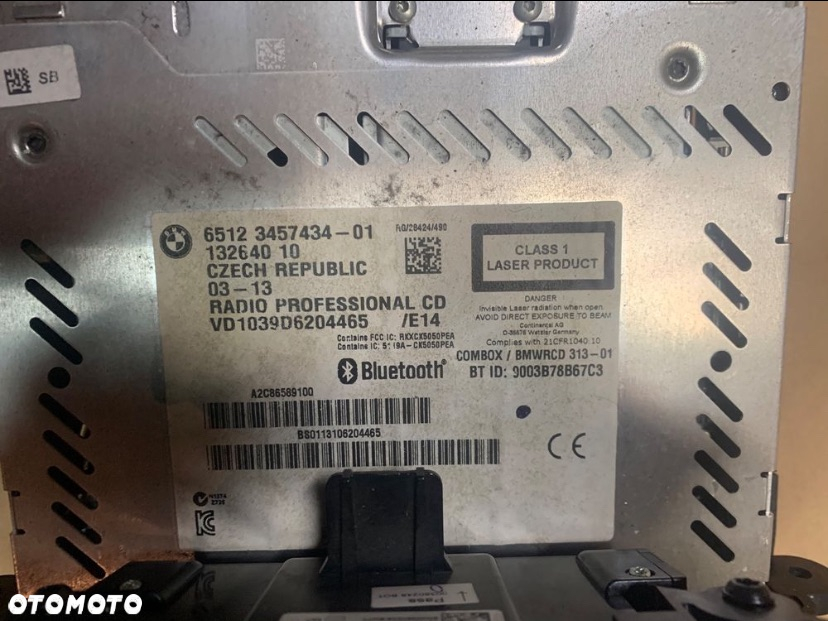 3457434 radio fabryczne mini cooper one s r55 r56 r57 r58 r60 - 4