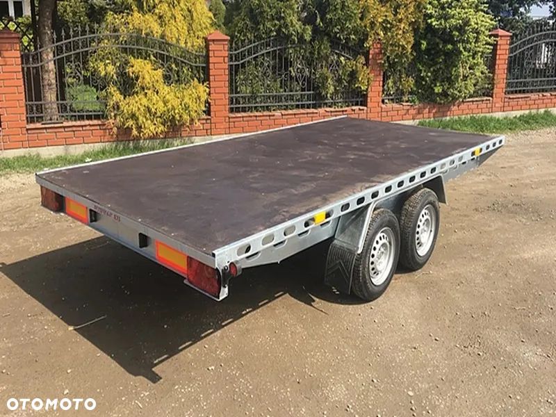 Rydwan Przyczepa platforma wym. 4x2m DMC 750kg uniwersalna przyczepa - 7