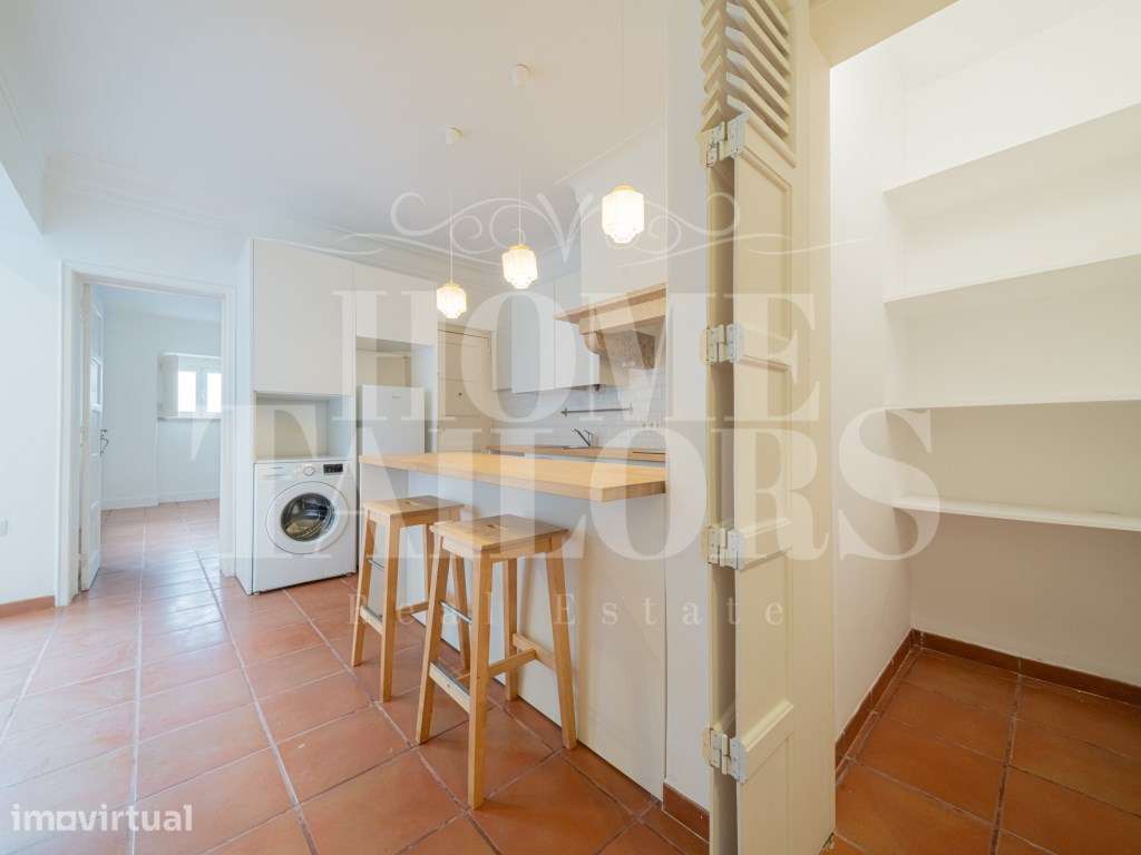 ApartamentoT1 com pequeno terraço na Graça - Grande imagem: 4/25