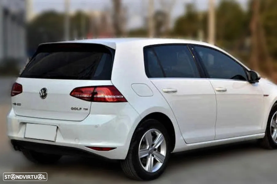 Aileron / lip / spoiler traseiro em plástico ABS para VW Golf 7 / 7.5 3D 5D hatchback 2012-2020 GTI LOOK - 3
