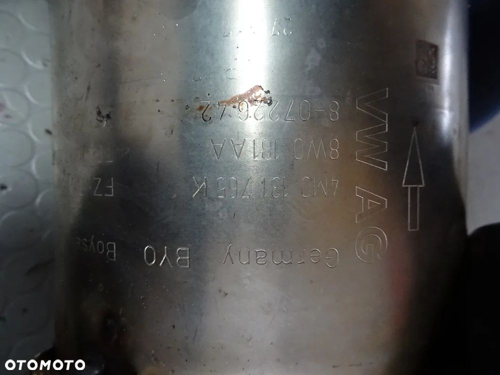 4M0131765K 8W0131703H katalizator DPF 3.0 TDI CRT CZV Audi A6 A7 C7 LIFT czesci - 2