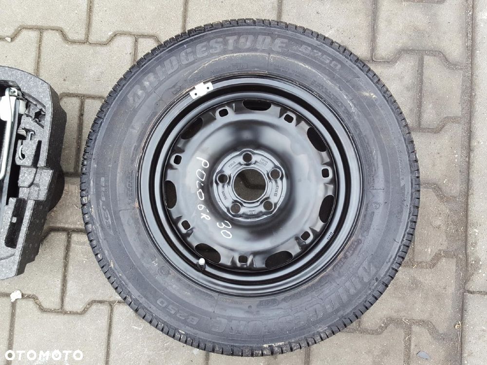 VW POLO 6R IBIZA IV 08r- FABIA II KOŁO ZAPASOWE 14 5X100 LEWAREK - 3