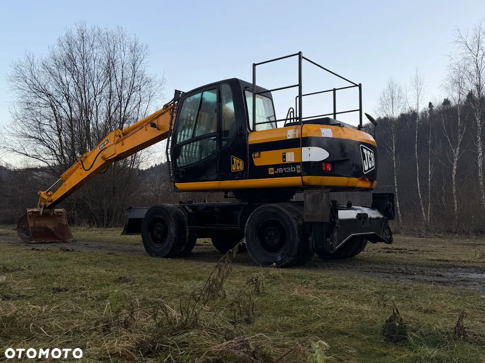 JCB JS130W Koparka Kołowa 13ton z Łapami podporami Hydr.! Najlepszy niezawodny Silnik ISUZU 105 KM. Długie ramię PLUS. Sprowadzona z Norwegii Pracowała przy śmieciach! ZADBANA bez luzów i wycieków! KLIMA. Zamki na tłokach. Potężna moc! Okazja TANIO! - 7