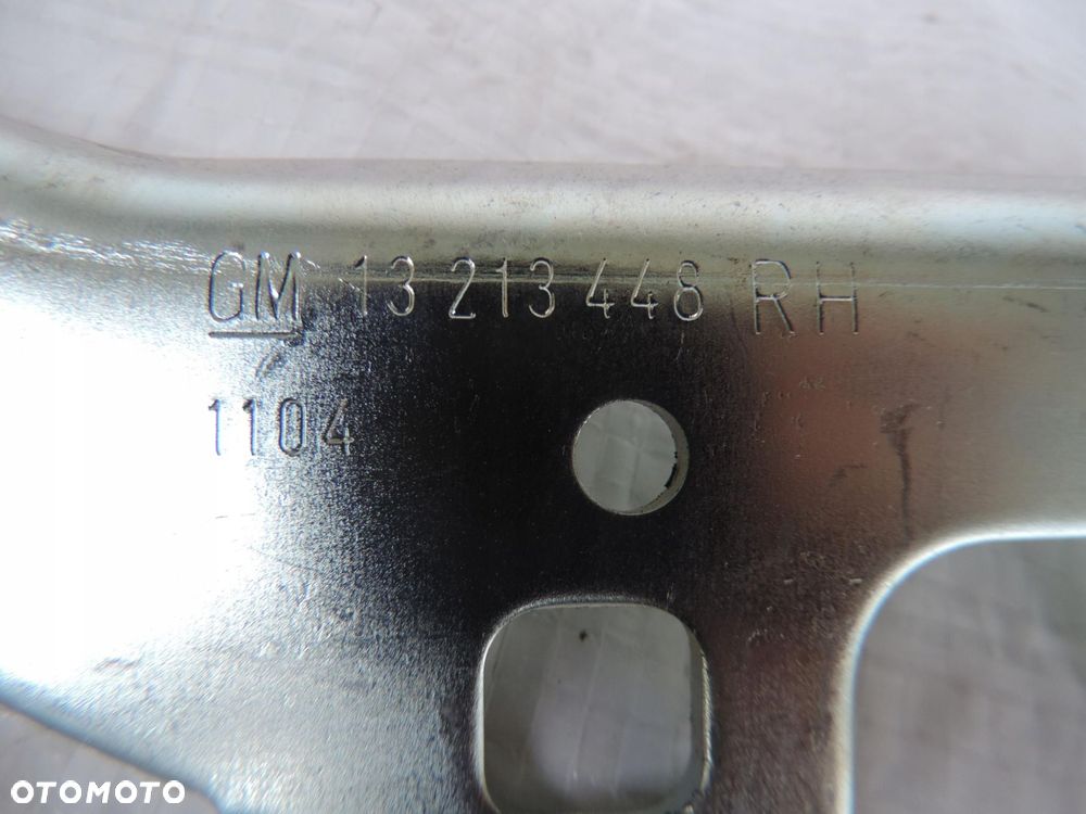 Opel Astra H III Zawias Maski Prawy Nowy Oryginał 13213448 - 3
