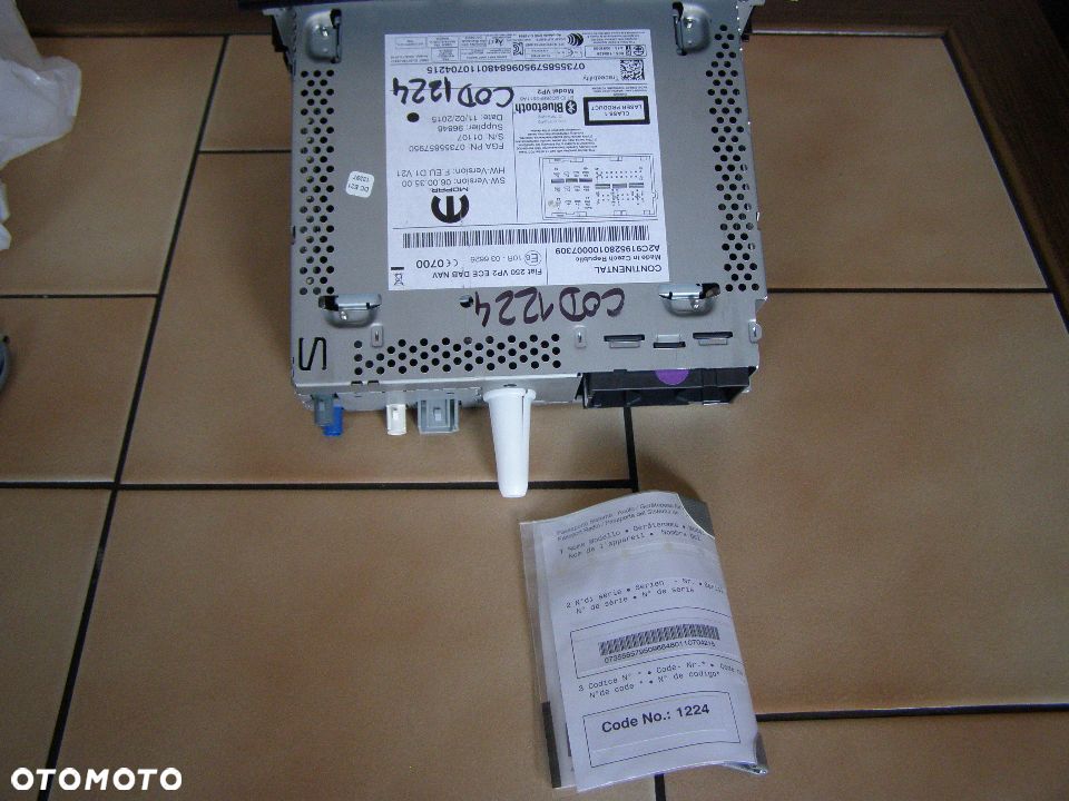 RADIO DUCATO BOXER JUMPER RADIOTWARZACZ NAVI 11-18 KOD kamera - 2