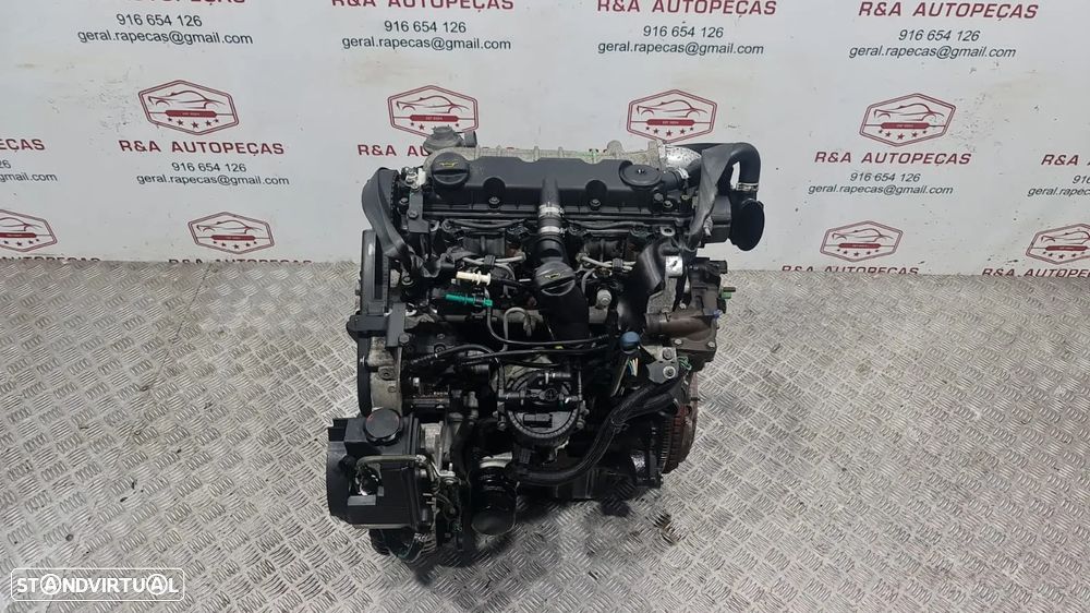 Motor Completo PSA Peugeot Citroën 2.0 HDI 8V 90cv RHY Injeção Bosch - 1