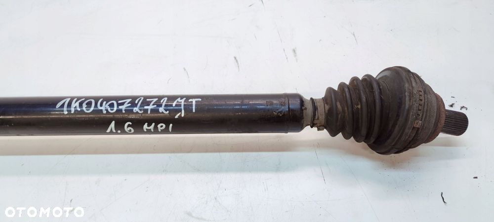 PÓŁOŚ PRAWA AUDI A3 8P VOLKSWAGEN SEAT SKODA 1.6 MPI BGU BSE 1K0407272JT - 3